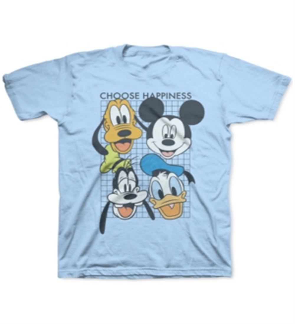 Disney Toddler Boy's Choose Happiness T-Shirt Blue Size 2