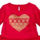 First Impressions Baby Girl's Sparkle Heart Ruffled Terry Dress Red Size 18MOS