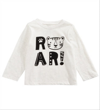 First Impressions Baby Boy's Roar Print T-Shirt White Size 18 Months
