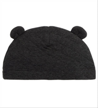 First Impressions Baby Boy's Quilted Hat Gray Size 6-12 Months