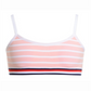 Tommy Hilfiger Girl's Bralettes Crystal Rose Stripe Seamless Sports Bra Pink Size 8-10