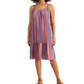 Style & Co Women's Striped Midi Dress Sunset Streaks Size Small