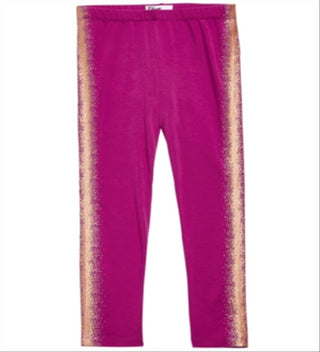 Epic Threads Toddler Girl's Metallic Stripe Leggings Pink Size 2T