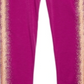 Epic Threads Toddler Girl's Metallic Stripe Leggings Pink Size 2T