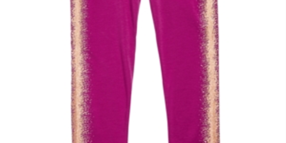 Epic Threads Toddler Girl's Metallic Stripe Leggings Pink Size 2T