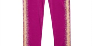 Epic Threads Toddler Girl's Metallic Stripe Leggings Pink Size 2T