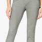 Style & Co Women's Twill Capri Leggings Silver Size Large