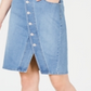 INC International Concepts Women's Above the Knee a Line Skirt Blue Size 12