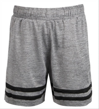 Ideology Little Boy's Border Stripe Shorts Gray Size 7