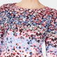 Charter Club Women's Pima Cotton Floral Top Pink Size PS