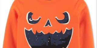 Carter's Little & Big Boy's Jack o Lantern Print Cotton T-Shirt Orange Size 14