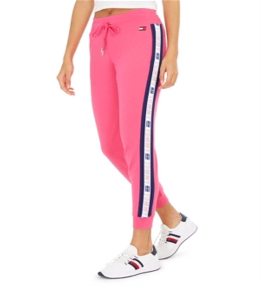 Tommy Hilfiger Women's Printed Lounge Pants Pink Size X-Large