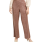 Alfani Women's Wide Leg Pants Brown Size 18