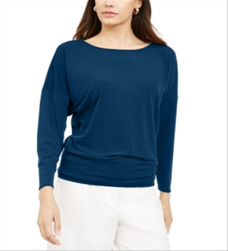 Alfani Women's Boat Neck Dolman Sleeve Top Green Size XX-Large
