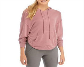 Free People Women's Dried Rose Back Into It Hoodie Pink Size Medium