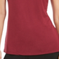 Alfani Women's Mock Neck Sleeveless Top  Red Size Petite SM