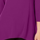 Alfani Women's Swing Scoop Neck Top Purple Size X-Large