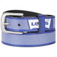 Levi's Big Boy's Striped Logo Reversible Belt Blue Size Medium