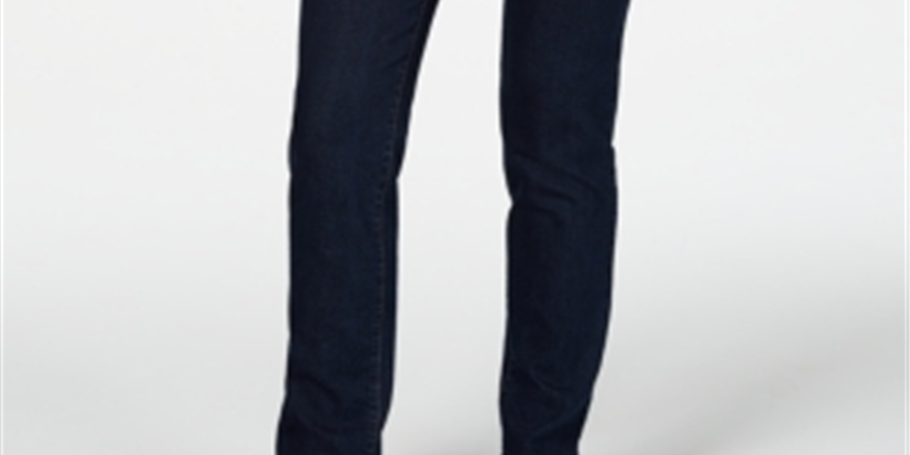 Charter Club Women's Cambridge Pull on Slim Fit Jeans Blue Size 16S