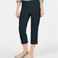Charter Club Women's Chelsea Pull on Tummy Control Capris Blue Size 4
