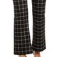 Inc Windowpane Bootcut Pants Black Size 18