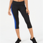 Ideology Women's Colorblocked Cropped Leggings Blue Size X-Small