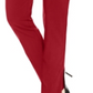 JM Collection Women's Solid Straight Leg Pants Red Size Petite Small