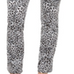 Charter Club Women's Animal Print Lexington Straight Leg Jeans White Size  18