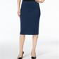 Alfani Women's Above the Knee Pencil Skirt Blue Size Medium