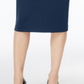 Alfani Women's Above the Knee Pencil Skirt Blue Size Medium