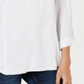 Style & CoWomen's Embroidered Contrast Top White Size Small