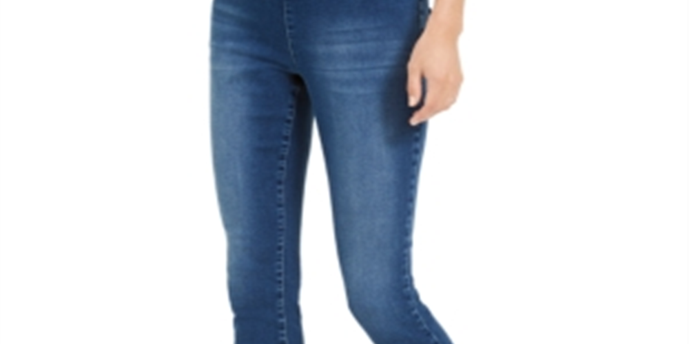 INC International Concepts Women's Pull on Denim Jeggings Blue Size 16