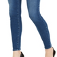 INC International Concepts Women's Pull on Denim Jeggings Blue Size 16