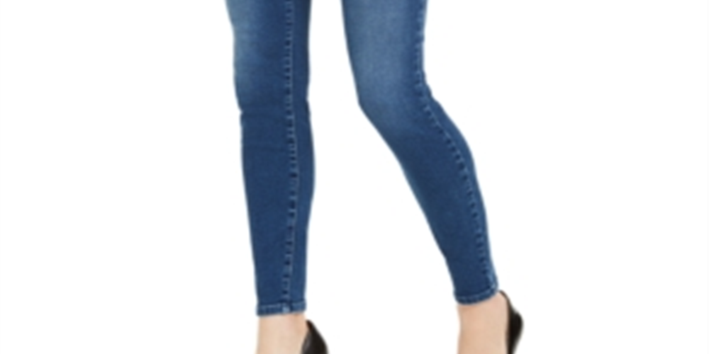 INC International Concepts Women's Pull on Denim Jeggings Blue Size 16