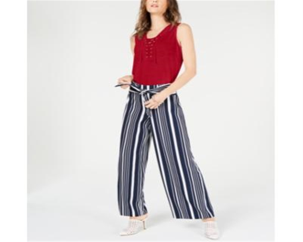 INC International Concepts Women's Lace up Top Red Size Petite XL