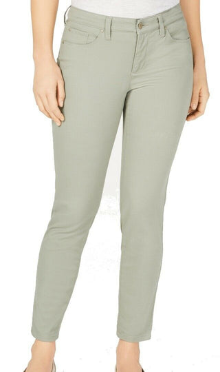 Charter Club Women's Bristol Skinny Ankle Jeans Green- Size 10