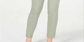 Charter Club Women's Bristol Skinny Ankle Jeans Green- Size 10