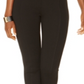 INC International Concepts Women's 2 Elastic Waist Stretch Pull on Leggings Pants Black Size 2
