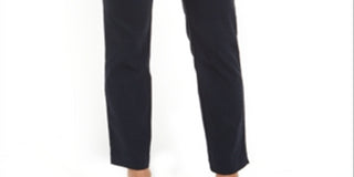 Charter Club Women's Jacquard Pull on Pants Blue Size 4