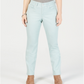 Style & Co Women's Tummy Control Straight Leg Fashion Jeans Green Size 14