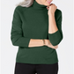 Karen Scott Women's Turtleneck Sweater Green  Size XX-Large