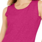 Charter Club Women's Sleeveless Crew Neck Sweater Pink Size Small