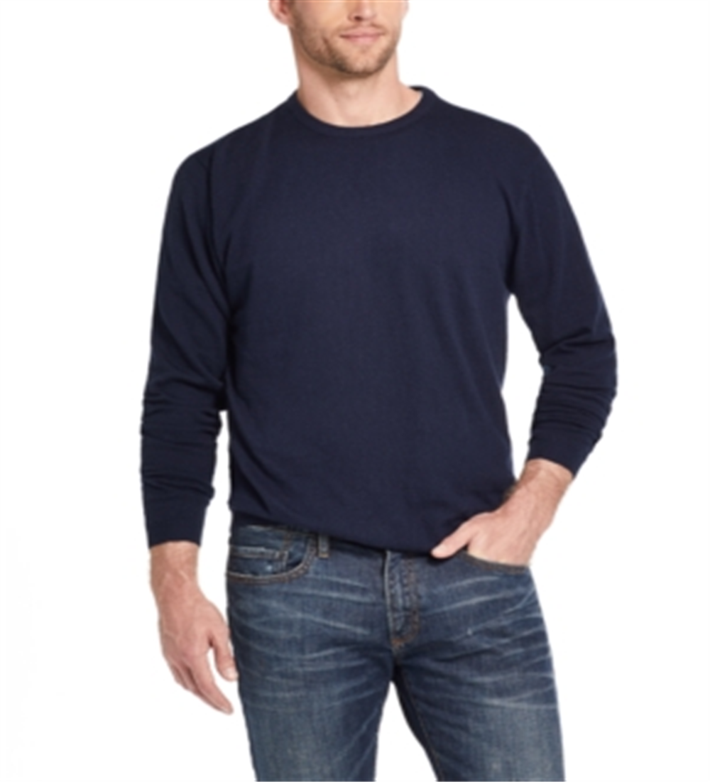 Weatherproof Vintage Men's Solid Sweater Blue Size XL