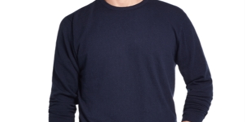 Weatherproof Vintage Men's Solid Sweater Blue Size XL