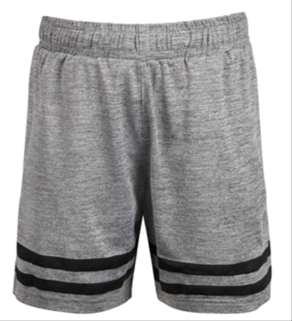 Ideology Little Boy's Border Stripe Shorts Gray Size 6