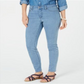 Charter Club Women's Bristol Skinny Ankle Jeans Light Blue Size 12