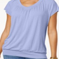 JM Collection Women's Blouson T-Shirt Purple Size Medium