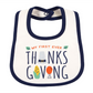 Carter's Unisex Bibs 'Thanksgiving' Bib White Size Regular