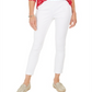 Charter Club Women's Chelsea Twill Tummy Control Cropped Pants White Size 12