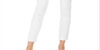 Charter Club Women's Chelsea Twill Tummy Control Cropped Pants White Size 12